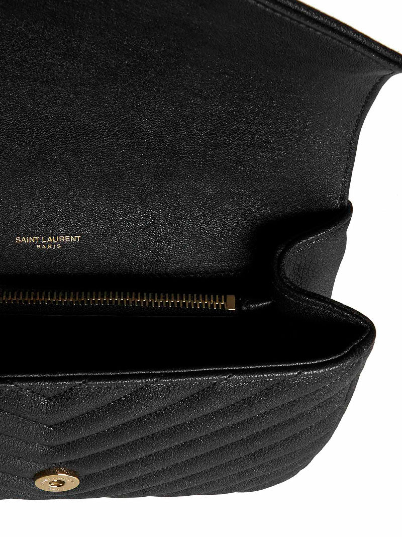Saint Laurent Women Medium College In Quilted Leather
