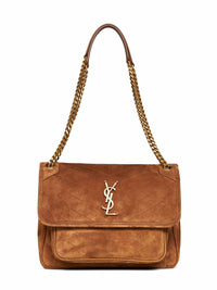 Saint Laurent Women Caramel Cognac Niki Medium Shoulder Bag