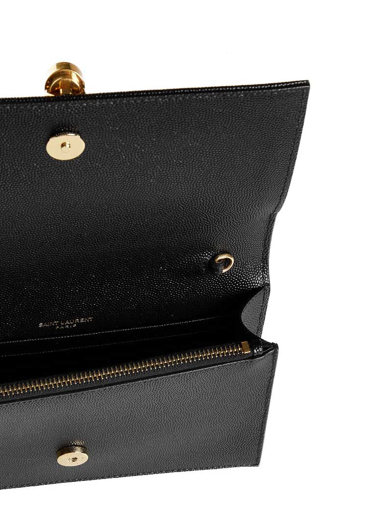 Saint Laurent Women Kate Leather Wallet On Chain Bag