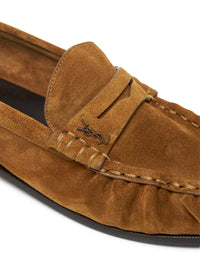 Saint Laurent Men Suede Loafers