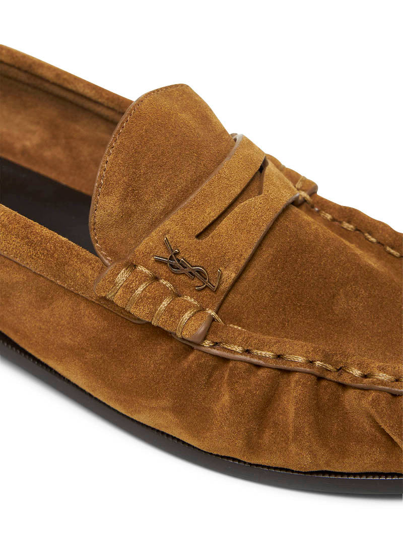 Saint Laurent Men Suede Loafers