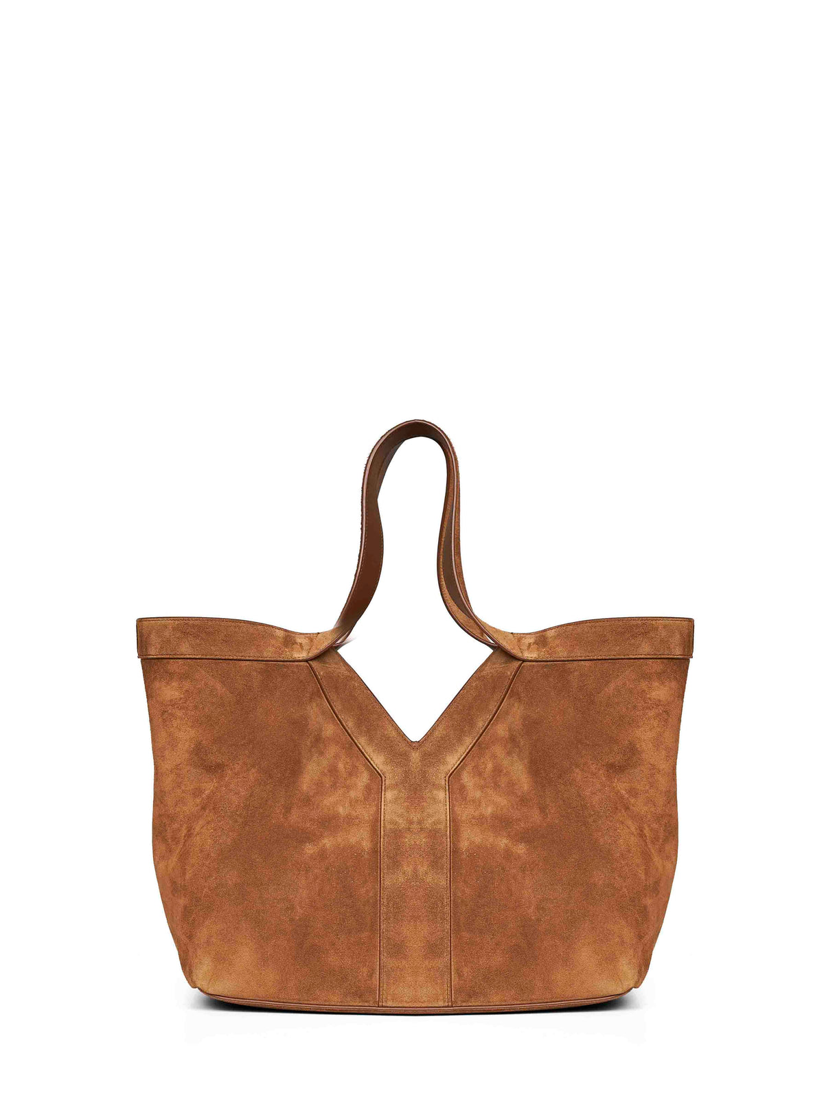 Saint Laurent Women Cognac Y Small Tote Bag