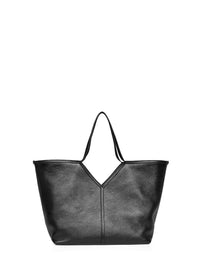 Saint Laurent Women Black Small Y Tote Bag