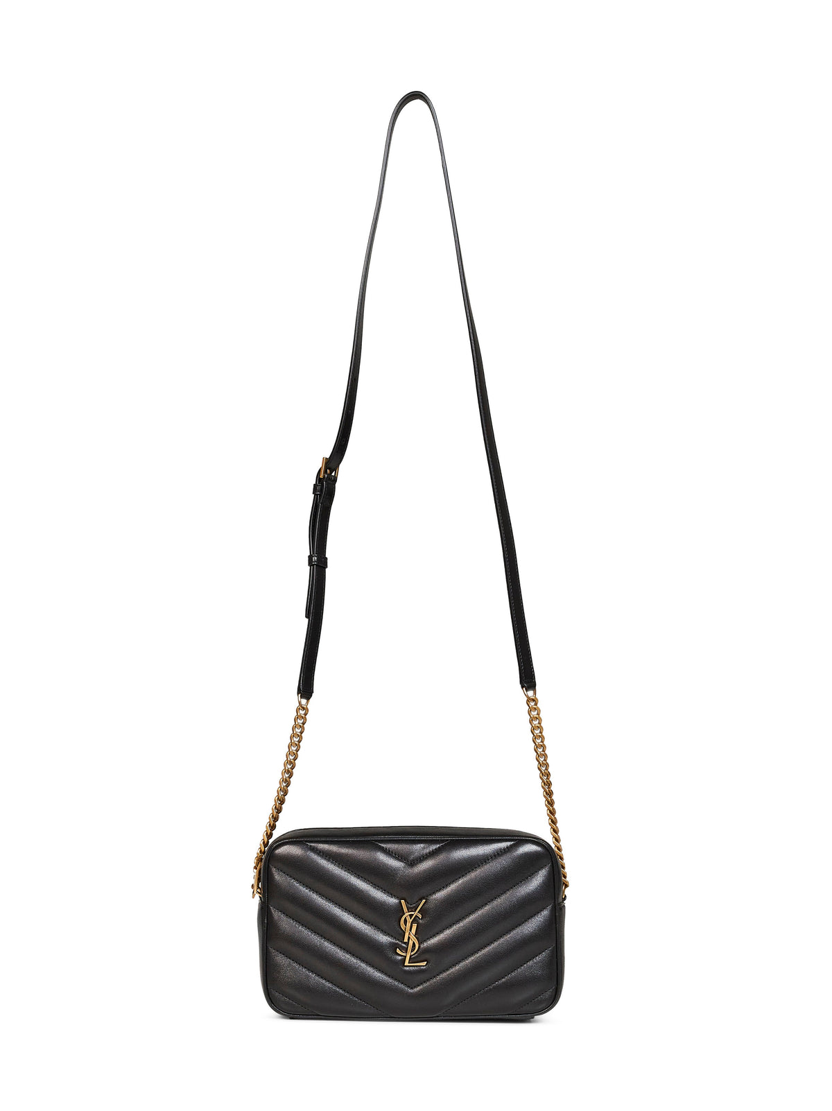 Saint Laurent Women Black Loulou Camera Bag