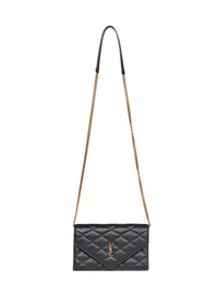 Saint Laurent Women Black Chain Strap Leather Paris Shoulder Bag <Br/>