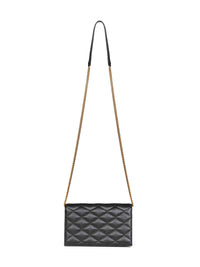 Saint Laurent Women Black Chain Strap Leather Paris Shoulder Bag <Br/>