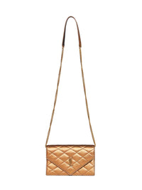 Saint Laurent Women Brown Chain Strap Leather Paris Shoulder Bag <Br/>