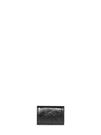 Saint Laurent Women Black Niki Slim Tri-Fold Calf Leather Wallet <Br/>
