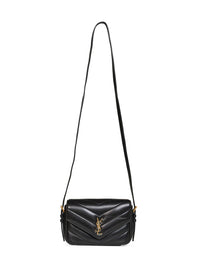 Saint Laurent Women Black Loulou Toy Crossbody Bag