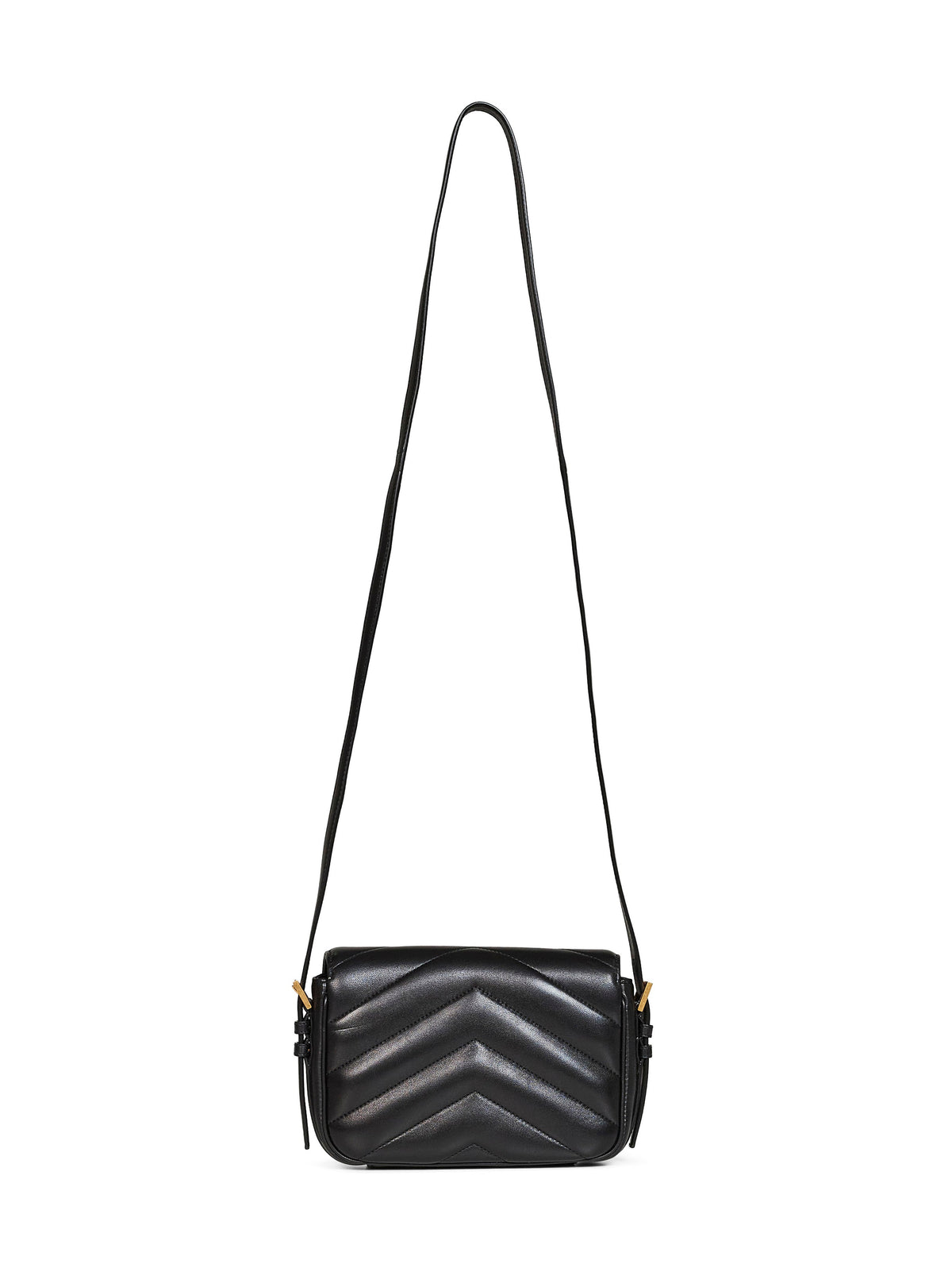 Saint Laurent Women Black Loulou Toy Crossbody Bag