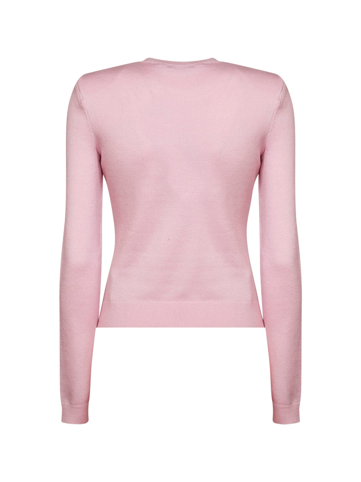 Self Portrait Women Pink Knit Jumper With Flowers Detail