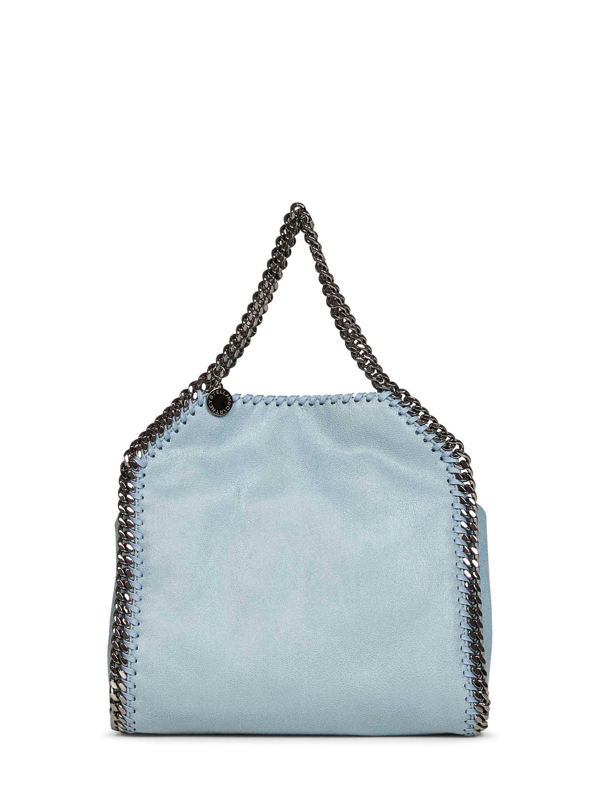 Stella Mccartney Women Ice Blue Falabella Mini Tote Bag