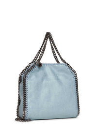 Stella Mccartney Women Ice Blue Falabella Mini Tote Bag