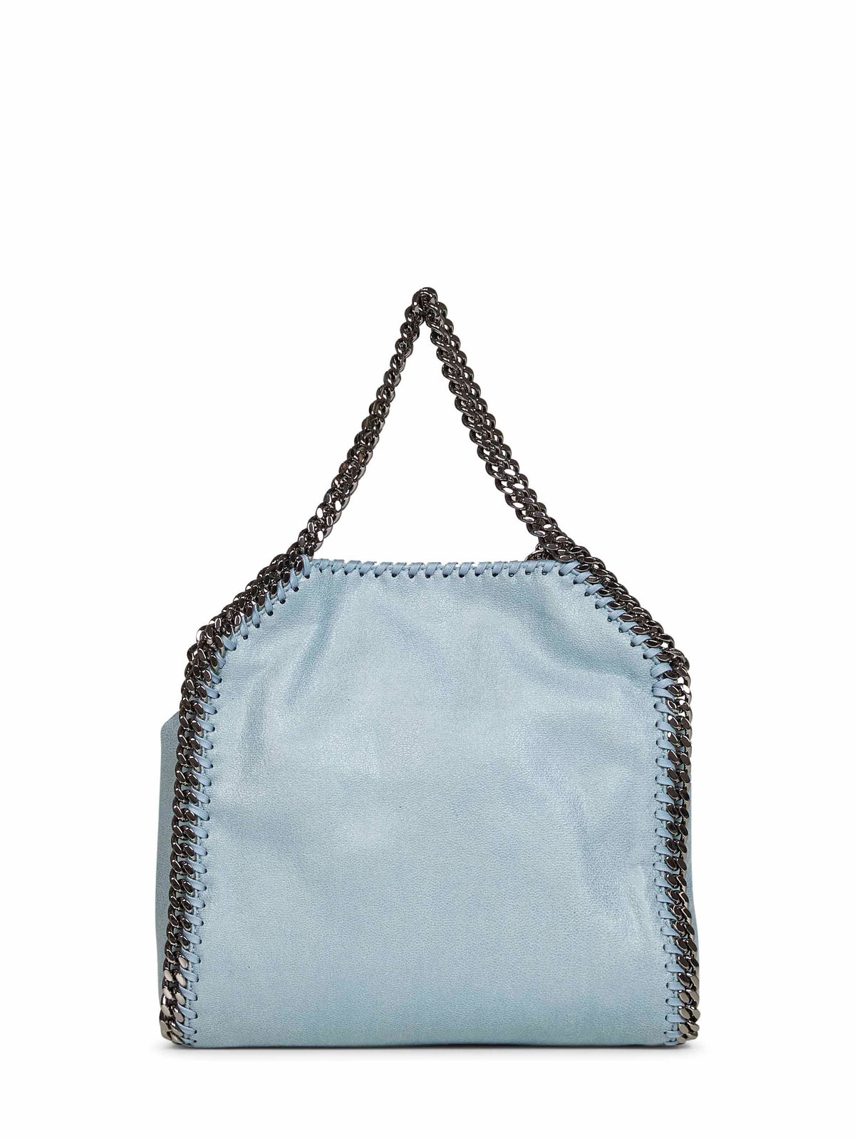 Stella Mccartney Women Ice Blue Falabella Mini Tote Bag