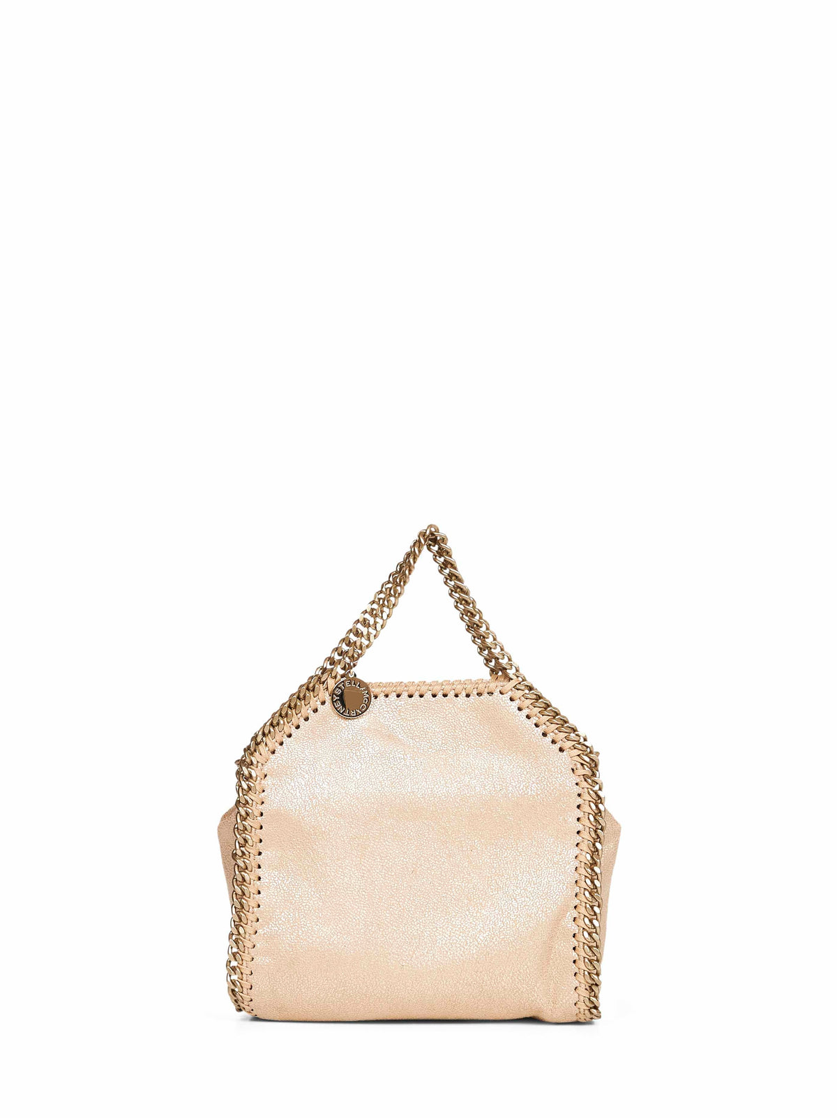 Stella Mccartney Women Gold Falabella Tiny Tote Bag