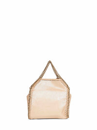 Stella Mccartney Women Gold Falabella Tiny Tote Bag