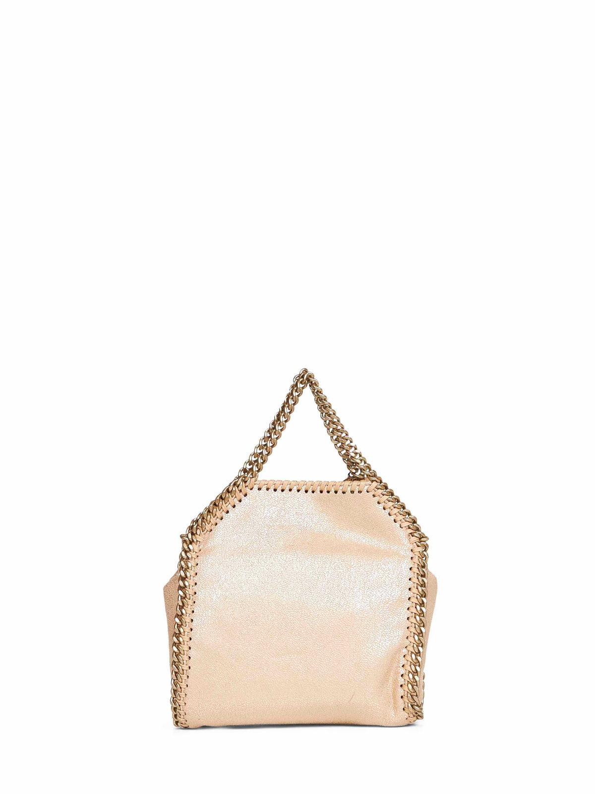 Stella Mccartney Women Gold Falabella Tiny Tote Bag