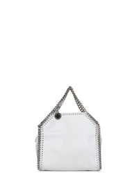 Stella Mccartney Women Pearl Grey Falabella Tiny Tote Bag