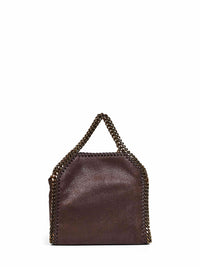Stella Mccartney Women Mahogany Falabella Tiny Tote Bag