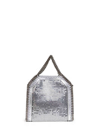Stella Mccartney Women Silver Falabella Tiny Tote Bag