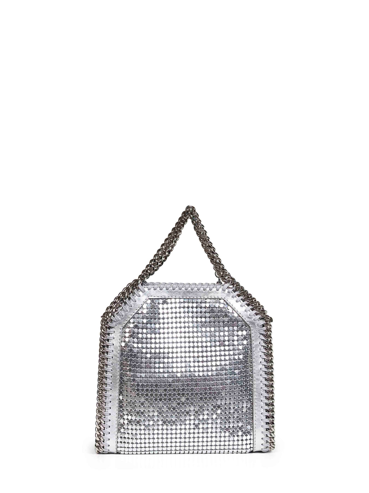 Stella Mccartney Women Silver Falabella Tiny Tote Bag