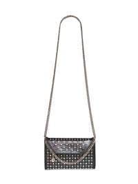 Stella Mccartney Women Black Falabella Wallet Crossbody Bag<Br/>