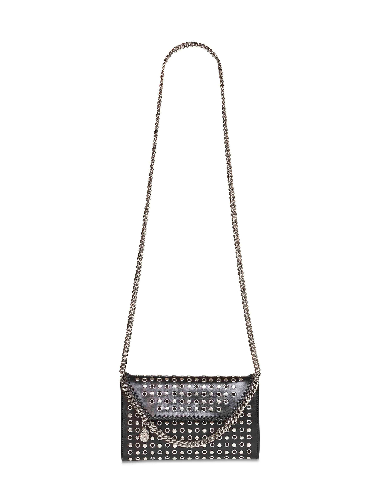 Stella Mccartney Women Black Falabella Wallet Crossbody Bag<Br/>
