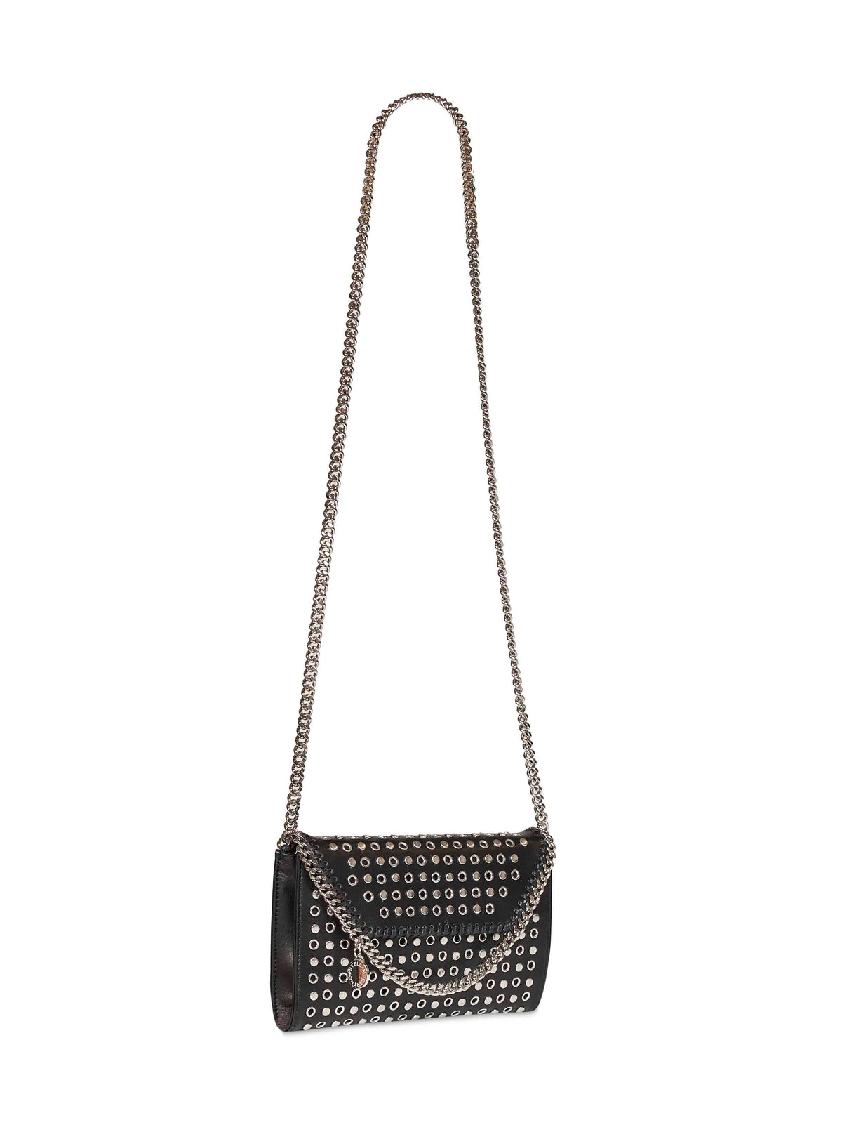 Stella Mccartney Women Black Falabella Wallet Crossbody Bag<Br/>