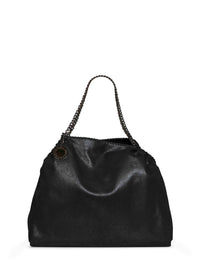 Stella Mccartney Women Black Falabella Drawstring Tote Bag