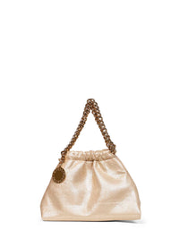 Stella Mccartney Women Pyrite Falabella Mini Drawstring Crossbody Bag