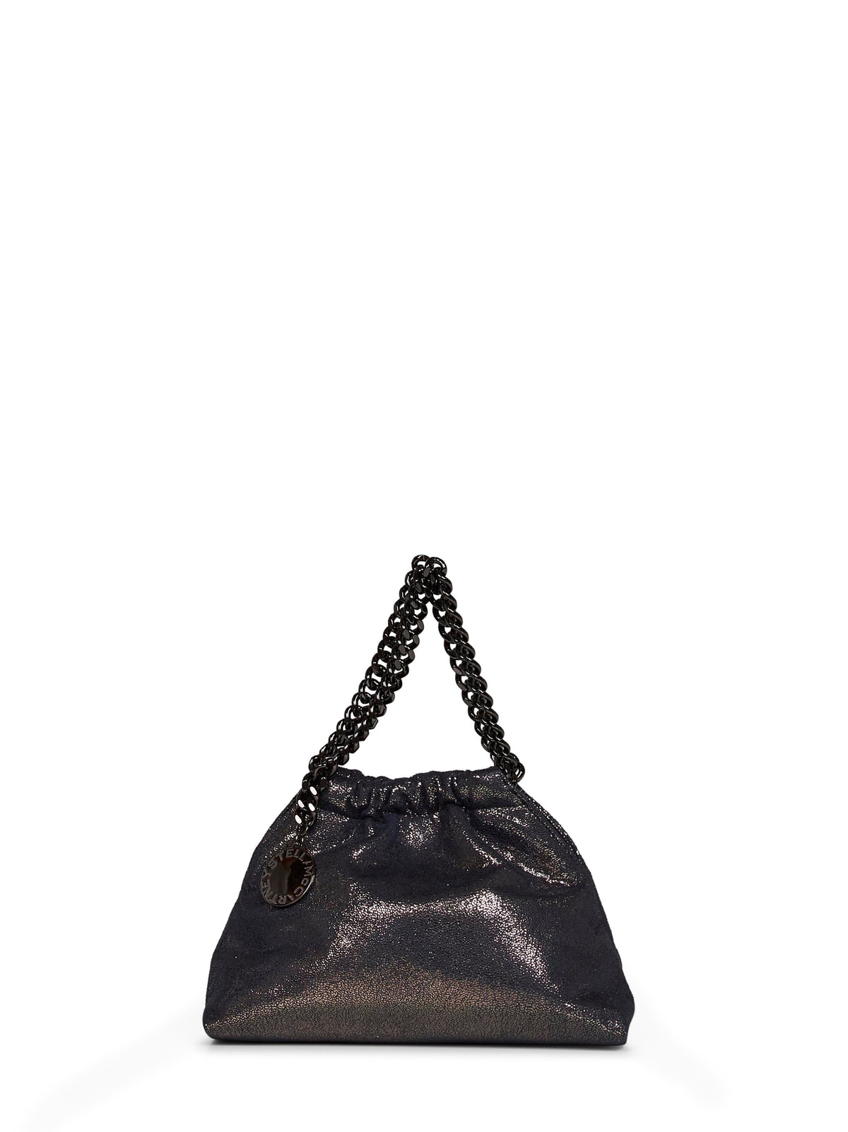 Stella Mccartney Women Dark Navy Falabella Mini Drawstring Crossbody Bag