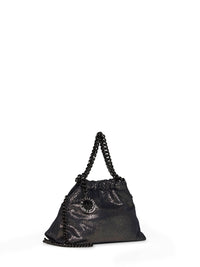 Stella Mccartney Women Dark Navy Falabella Mini Drawstring Crossbody Bag