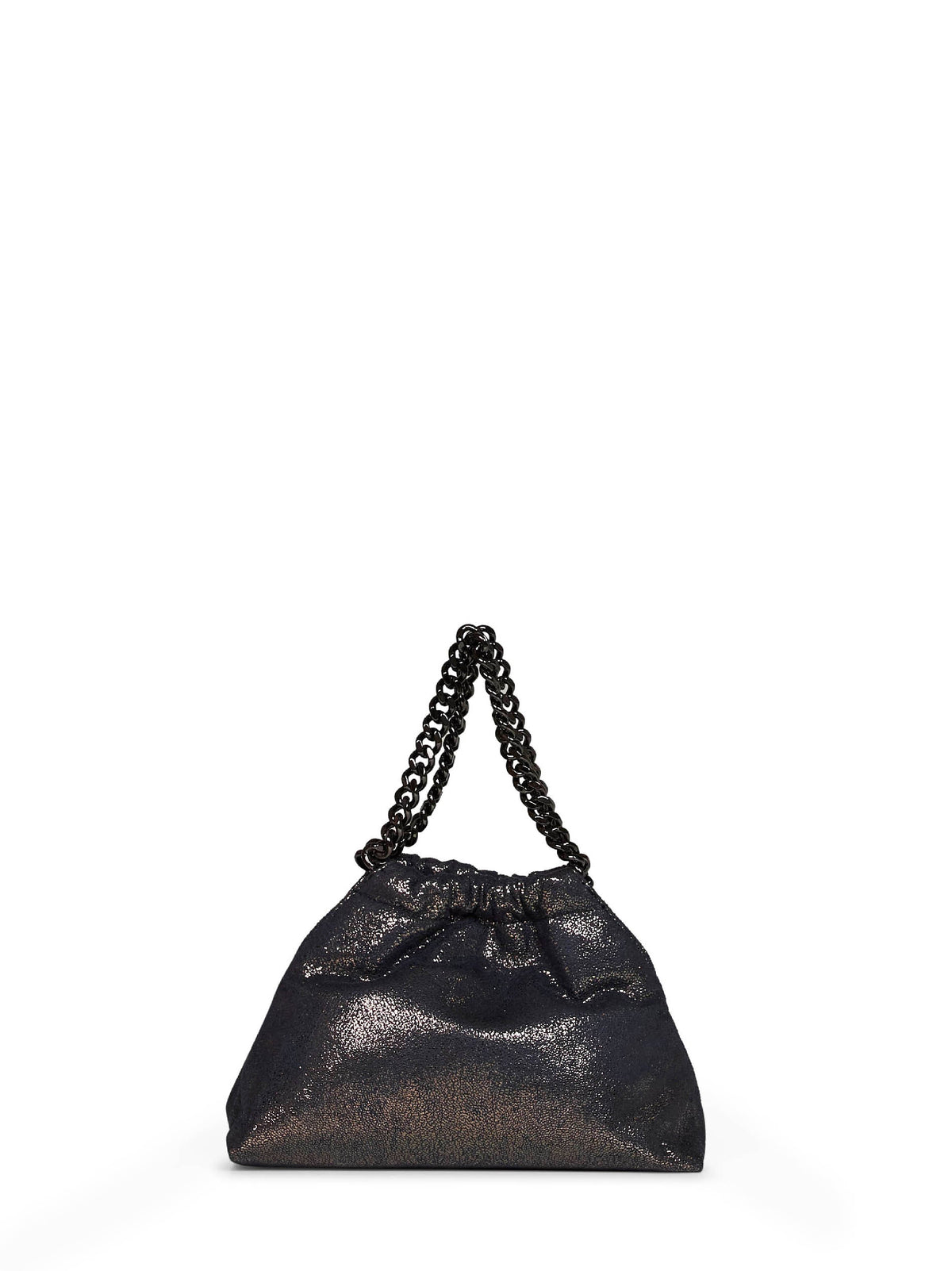 Stella Mccartney Women Dark Navy Falabella Mini Drawstring Crossbody Bag