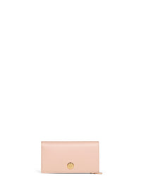 Stella Mccartney Women Blush Pink Logo Vertical Tri-Fold Wallet