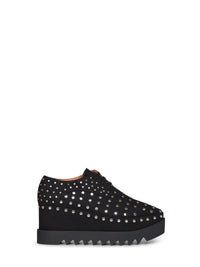 Stella Mccartney Women Black Studded Elyse Wedges