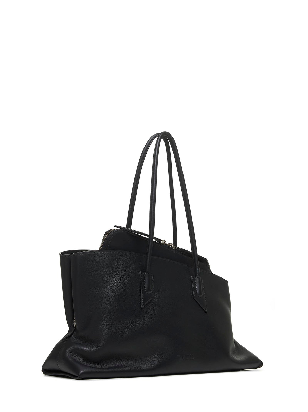 The Attico Women Black "La Passeggiata Medium" Top Handle Bag
