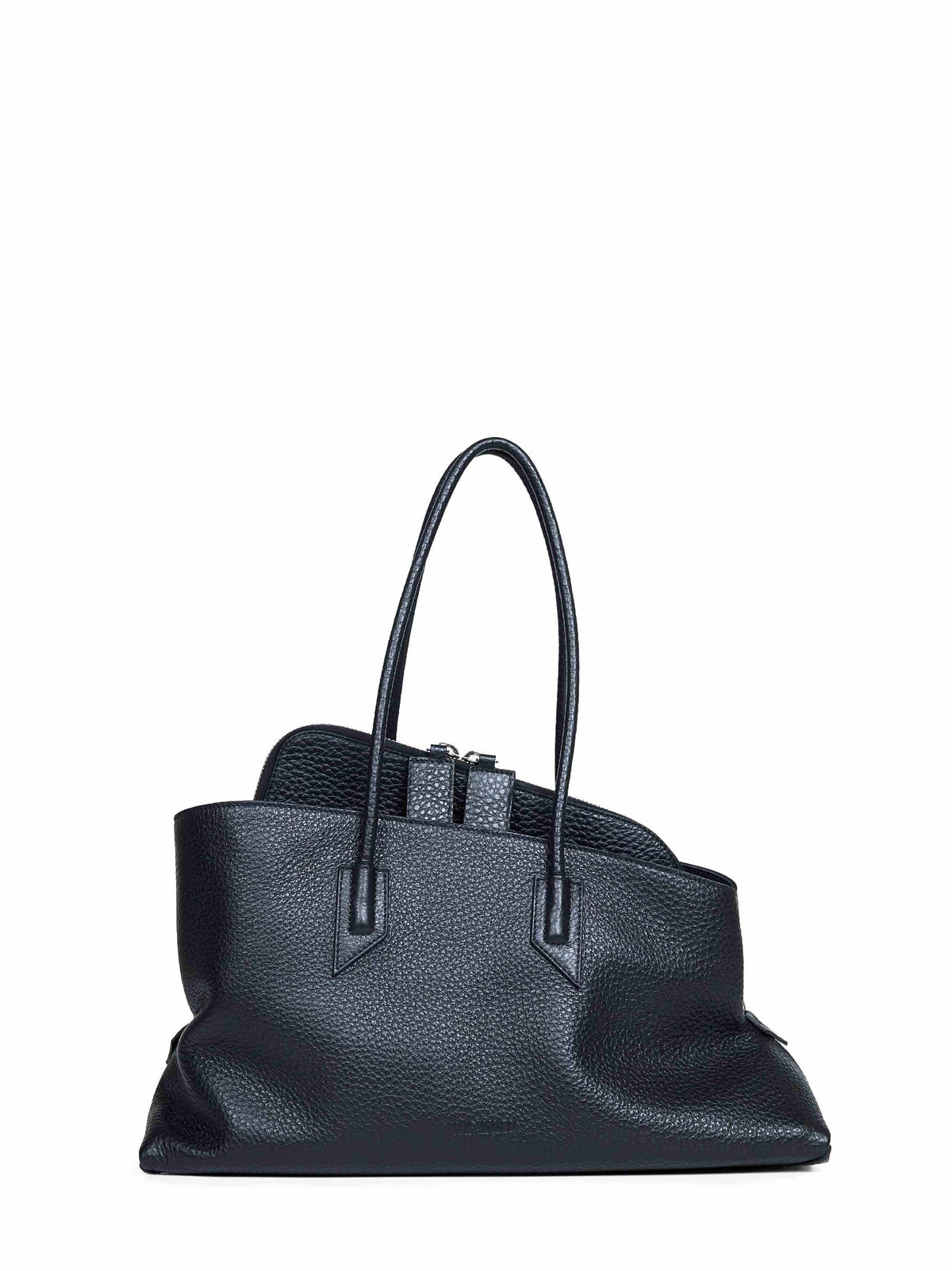 The Attico Women Black "La Passeggiata Medium" Top Handle Bag