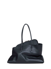 The Attico Women Black "La Passeggiata Medium" Top Handle Bag