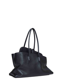 The Attico Women Black "La Passeggiata Medium" Top Handle Bag