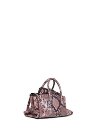 The Attico Women Black And Mauve "Superattico 10 La Passeggiata Mini" Top Handle Bag