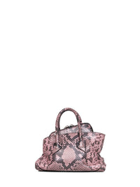 The Attico Women Black And Mauve "Superattico 10 La Passeggiata Mini" Top Handle Bag
