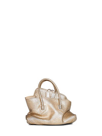 The Attico Women Platinum "Superattico 10 La Passeggiata Mini" Top Handle Bag