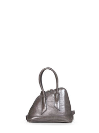 The Attico Women Pearl Grey "Superattico 10 Sant Ambroeus Mini" Top Handle Bag