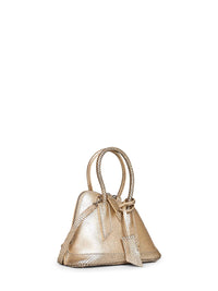 The Attico Women Platinum "Superattico 10 Sant Ambroeus Mini" Top Handle Bag