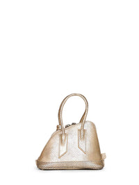 The Attico Women Platinum "Superattico 10 Sant Ambroeus Mini" Top Handle Bag