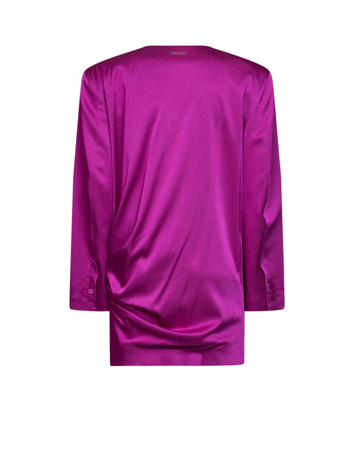 The Attico Women Hot Pink Satin "Superattico10" Mini Dress