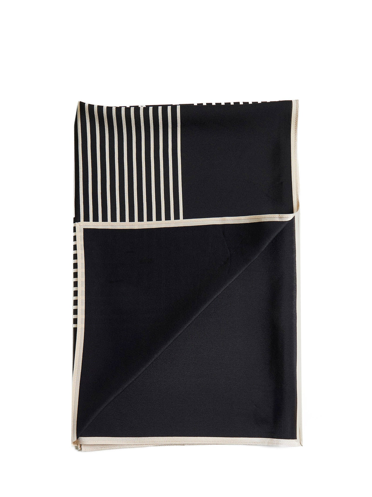 Toteme Women Striped Silk Crêpe Scarf