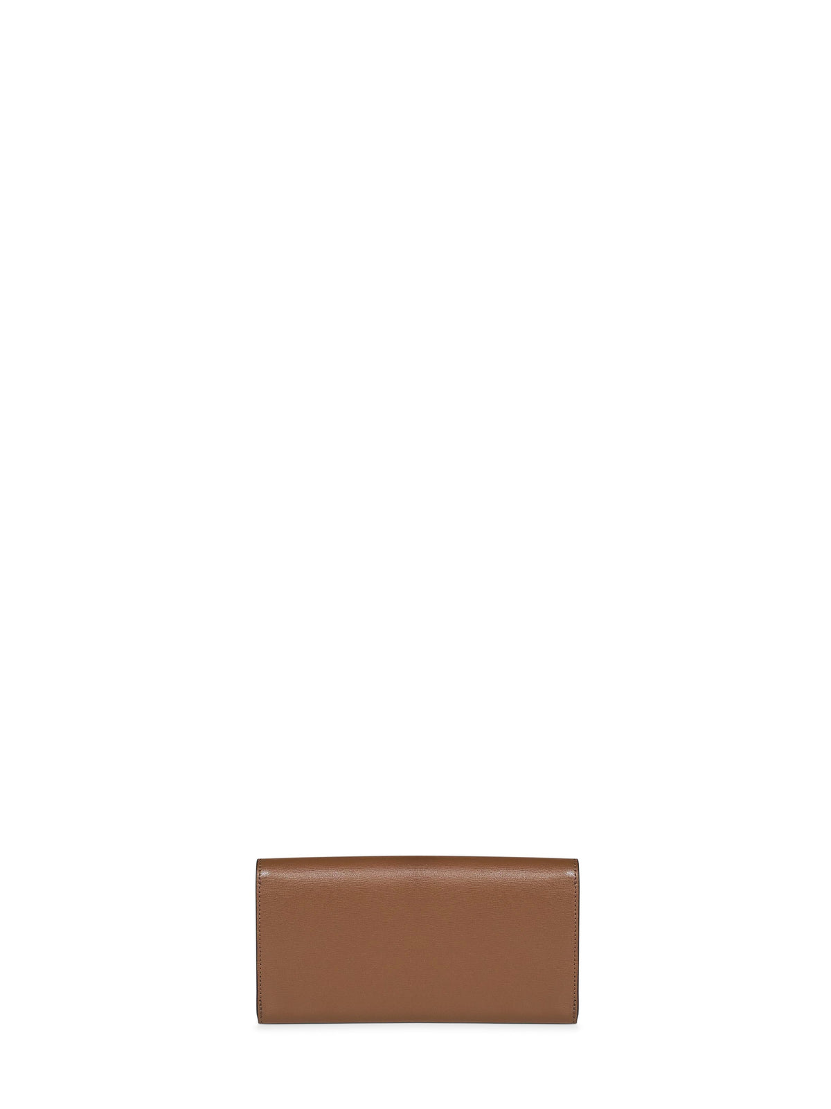 Toteme Women Tiramisu Brown Palmellato Leather T-Lock Wallet