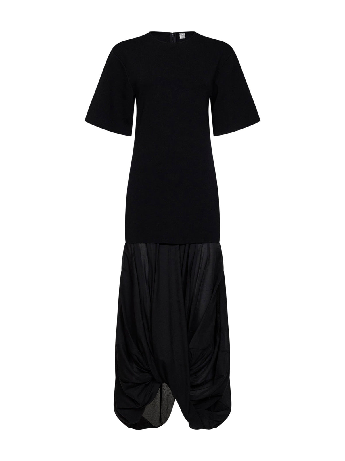 Toteme Women Black Cocoon Tee Dress
