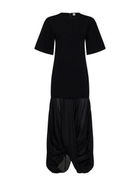Toteme Women Black Cocoon Tee Dress